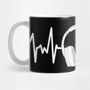 Headset Heartbeat - Funny Trendy Gift Mug